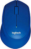 Комп'ютерна миша Logitech M330 Silent Plus Blue, фото 3