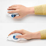 Комп'ютерна миша Logitech Ergo M575 White, фото 4