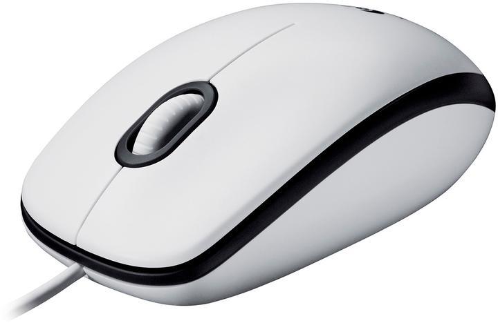 Комп'ютерна миша Logitech M100 White USB