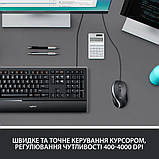 Комп'ютерна миша Logitech M500s, Black, USB, оптична, 400-4000 dpi, 7 кнопок, 1.8 м, фото 6