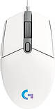 Комп'ютерна миша Logitech G102 LIGHTSYNC, USB, оптична, 8000 dpi, RGB-підсвічування, 6 програмованих механічних кнопок, White, фото 4