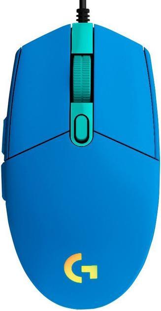 Комп'ютерна миша Logitech G102 LIGHTSYNC, USB, оптична, 8000 dpi, RGB-підсвічування LIGHTSYNC, 6 програмованих механічних кнопок,