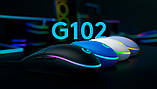 Комп'ютерна миша Logitech G102 LIGHTSYNC, USB, оптична, 8000 dpi, RGB-підсвічування, 6 програмованих механічних кнопок, Lilac, фото 5