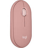 Комп'ютерна миша Logitech Pebble Mouse 2 M350s Rose, фото 3