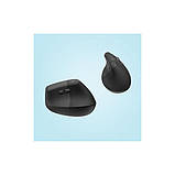 Комп'ютерна миша Logitech Lift Vertical Ergonomic Сірий, фото 5