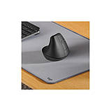 Комп'ютерна миша Logitech Lift Vertical Ergonomic Сірий, фото 6