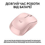 Комп'ютерна миша Logitech M240 Silent Bluetooth Rose, фото 3