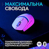 Комп'ютерна миша Logitech G309 White, фото 4
