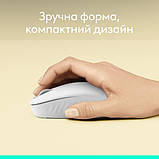 Комп'ютерна миша Logitech M196, White, Bluetooth, 1000 dpi, 3 кнопки, 1xAA, фото 3