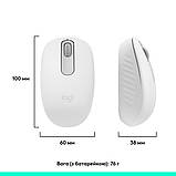 Комп'ютерна миша Logitech M196, White, Bluetooth, 1000 dpi, 3 кнопки, 1xAA, фото 5