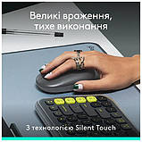 Комп'ютерна миша Logitech POP Mouse With Emoji Bluetooth Graphite, фото 5