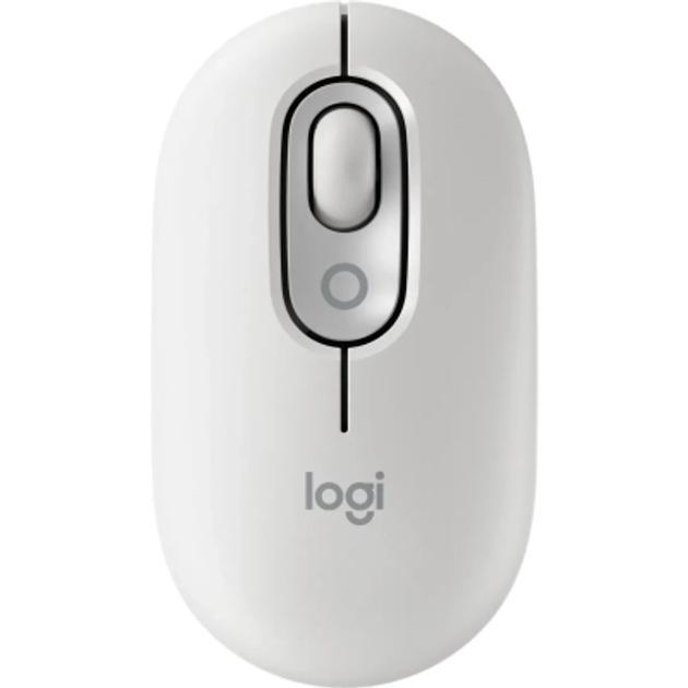 Комп'ютерна миша Logitech POP Mouse With Emoji Bluetooth Off-White