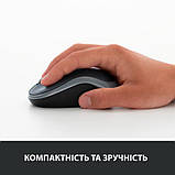 Комп'ютерна миша Logitech M185 USB Black/Red, фото 7