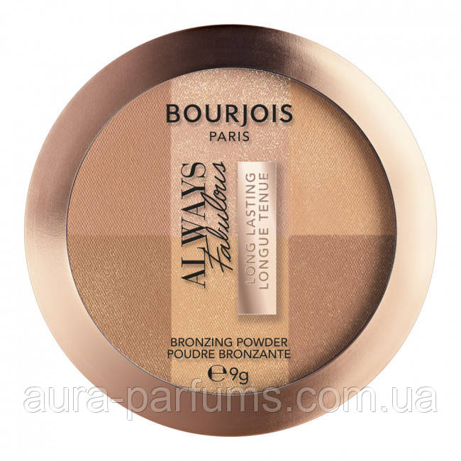 Бронзувальна пудра для обличчя Bourjois Always Fabulous Bronzing Powder