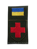 Шеврон-заглушка "Медик "на липучці, фото 2