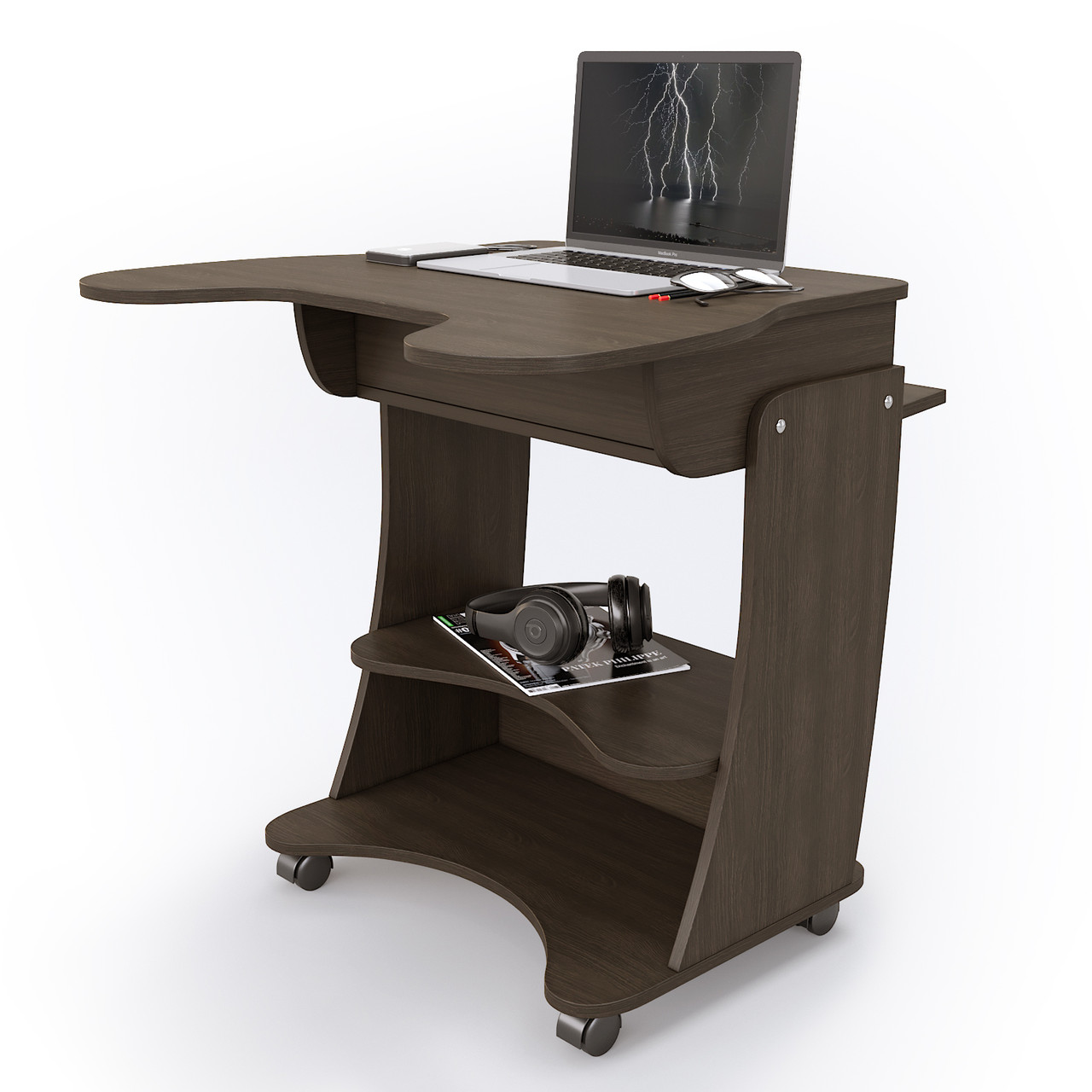 Ігровий стіл для геймерів із ЛДСП Kombi-Х ZEUS-Game Венге ZEUS-Game, фото 1