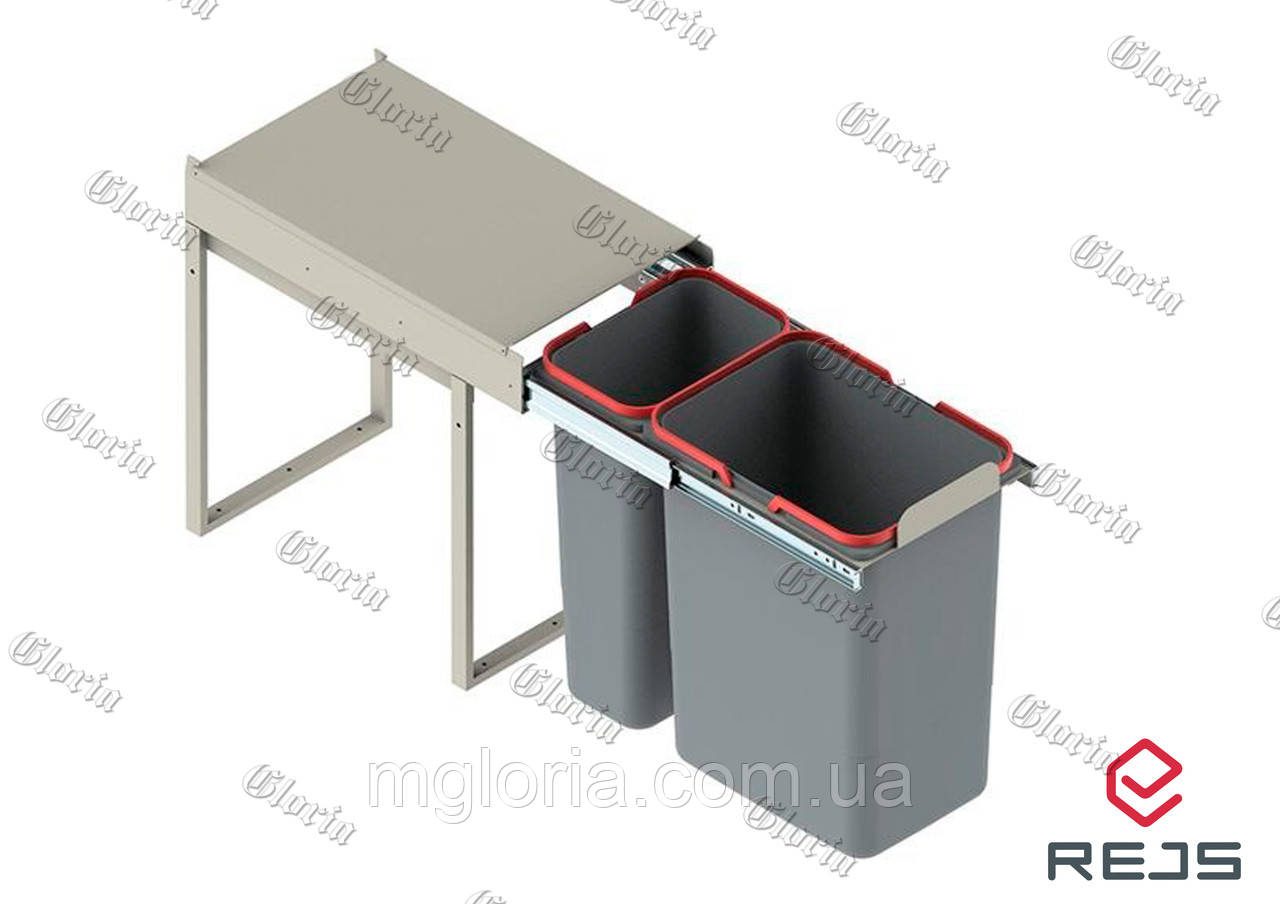 Відро для сміття висувне  Rejs JC 603 9 + 20 л