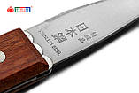 Ніж садовий прививальний професійний складаний Sagawata, Kiridashi зі стамесковим заточуванням, лезо 71 мм, фото 3