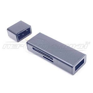 OTG USB 3.0 Female + micro SD + SD (SDHC) to Type-C,метал, фото 1