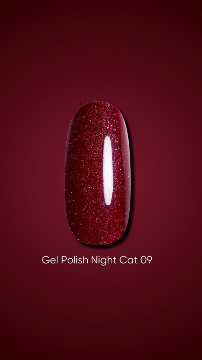 DARK GEL POLISH NIGHT CAT 09, 6 ML