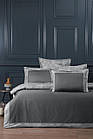 Комплект постільної білизни ТМ LaRomano Silk Satin Туреччина 200×220 см Rivano Steelgrey