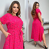 Жіноча літня сукня великого розміру новинка 2025, фото 4