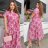 Жіноча літня сукня великого розміру новинка 2025, фото 6