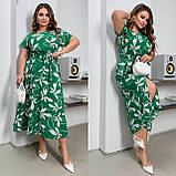 Жіноча літня сукня великого розміру новинка 2025, фото 10