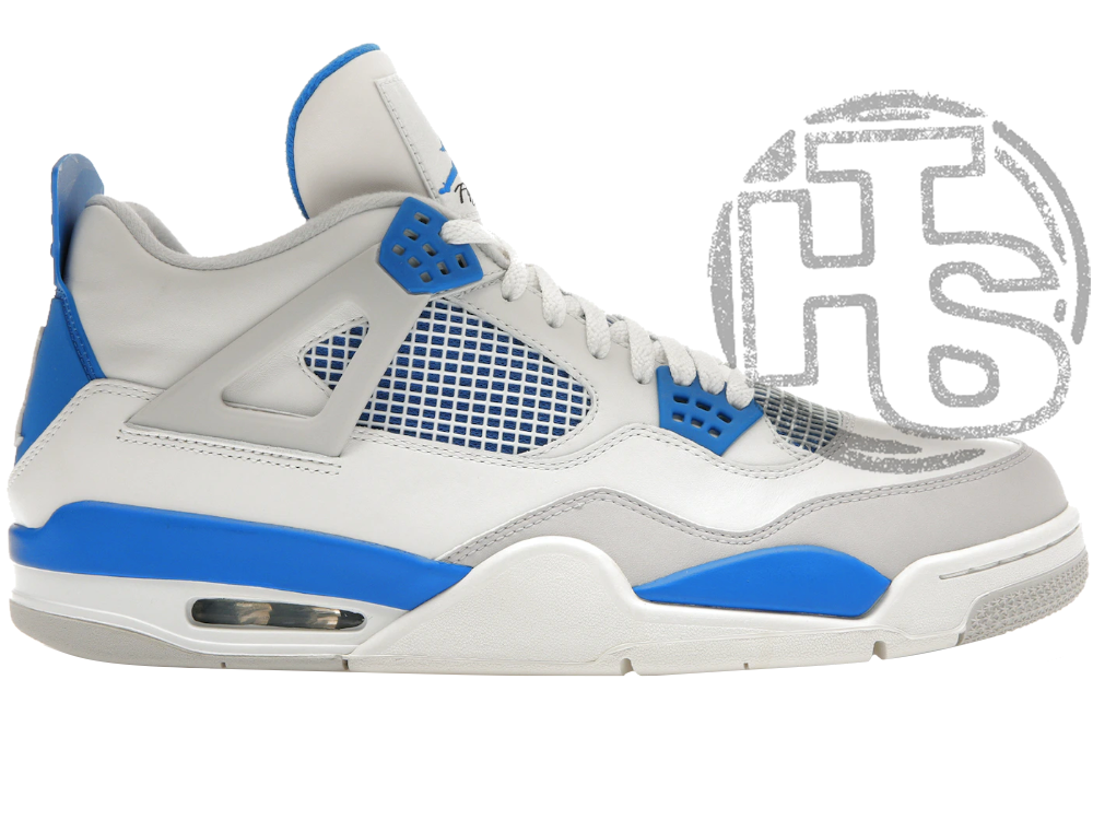 Чоловічі кросівки Джордан Jordan 4 White Blue Grey ALL12856