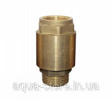 Клапан зворотний 1"F×1"F (латунь) AQUATICA (779644), фото 1