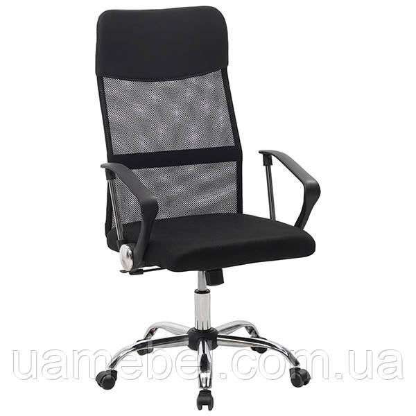 Крісло Ultra Style сітка чорна
