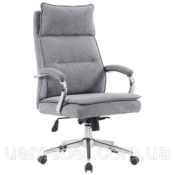 Крісло керівника Olimpic тканина сіра