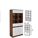 Шафа з вітриною Комфі 80 Модерн, фото 3