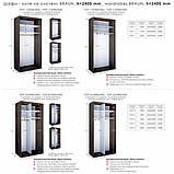 BRAUN, TOP 2 Набірна шафа-купе ((індивідуальна комплектація) h=2400 Модерн, фото 5