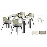 Стіл Порто 100х60 обідній дуб крафт білий/ дуб крафт сірий Модерн, фото 2