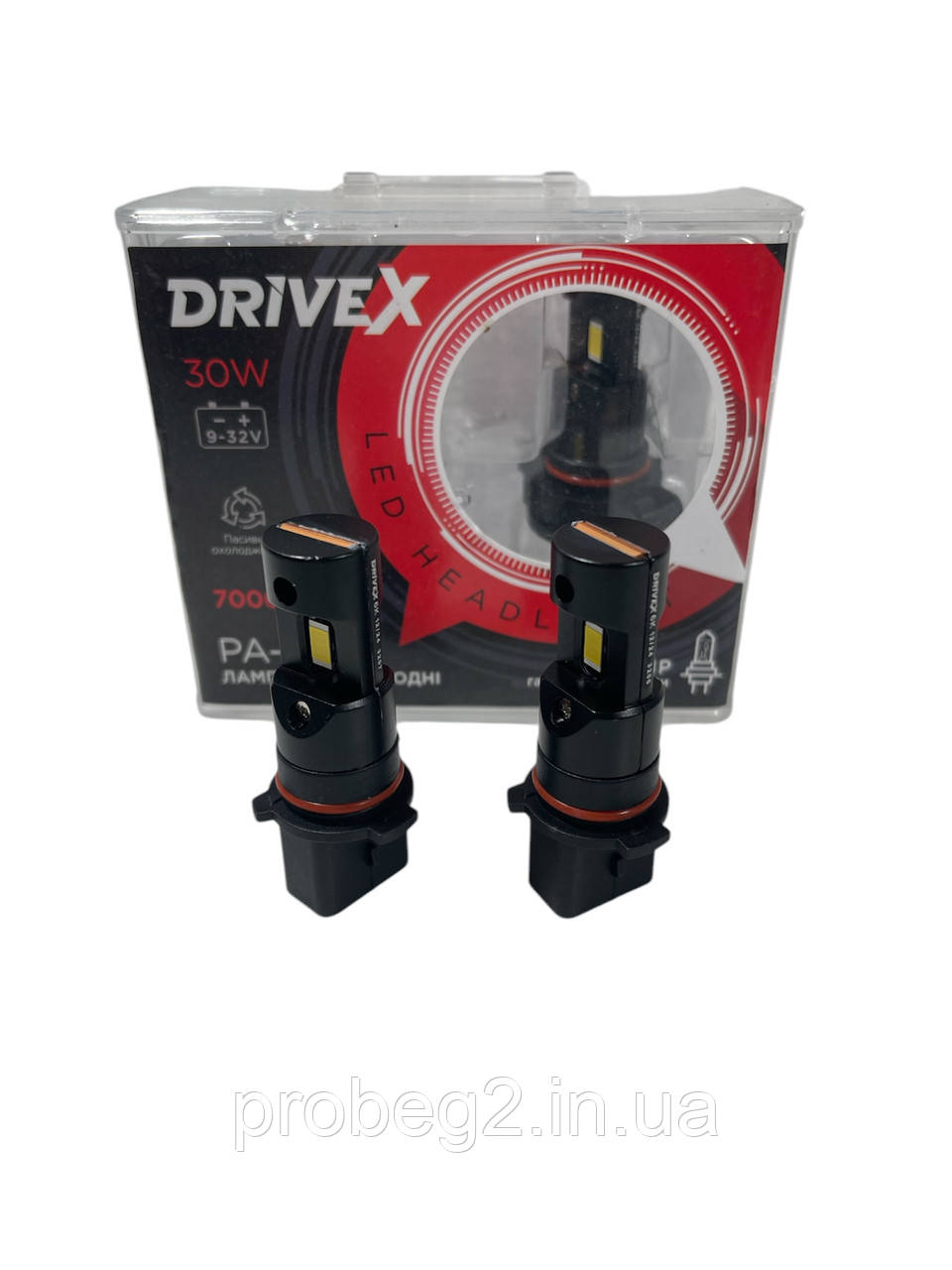 Світлодіодні led лампи Drivex PA-08 P13W PSX26 7000 lm 5500k 9-32v 30 W can 2 шт.