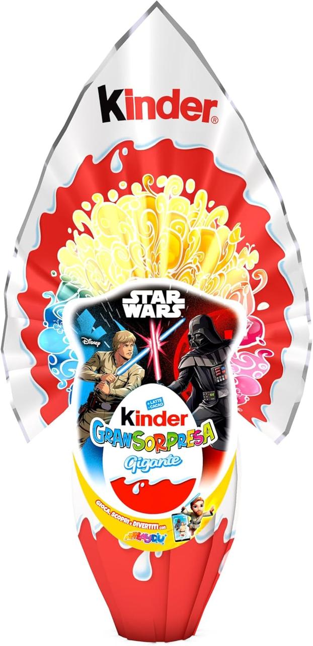 Шоколадне яйце Kinder GranSorpresa Gigante Star Wars 320г