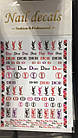 Наклейки для нігтів Dior Діор, Nail Decals