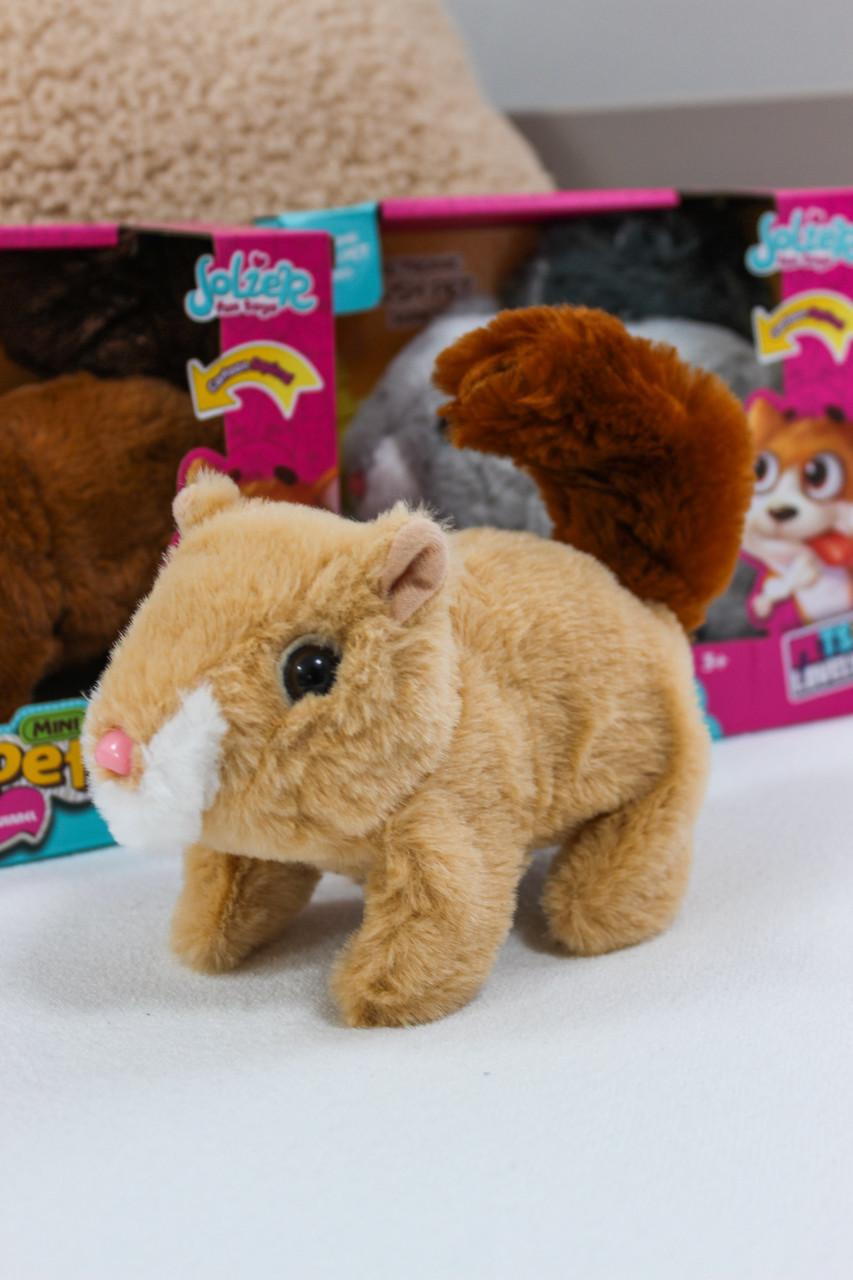 Інтерактивна білочка 1077 Plush Pet