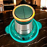 Блендер подрібнювач 2 л Rainberg 1300 Вт зі скляною чашею електричний на 2 швидкості, фото 3