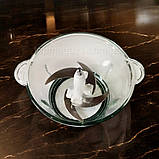 Блендер подрібнювач 2 л Rainberg 1300 Вт зі скляною чашею електричний на 2 швидкості, фото 6