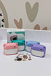 Дитячий фотоапарат принтер з вушками 66631, рожевий, фото 2