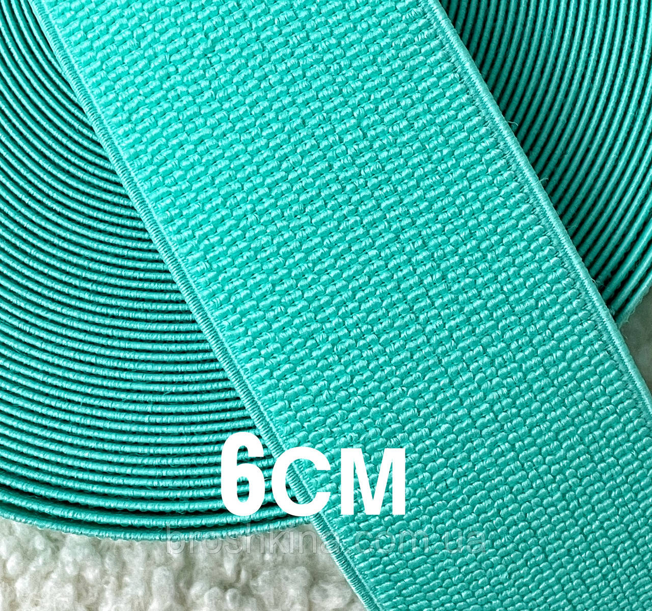 Резинка поясна, манжетна-4 см* 22 м М'ЯТА, фото 1