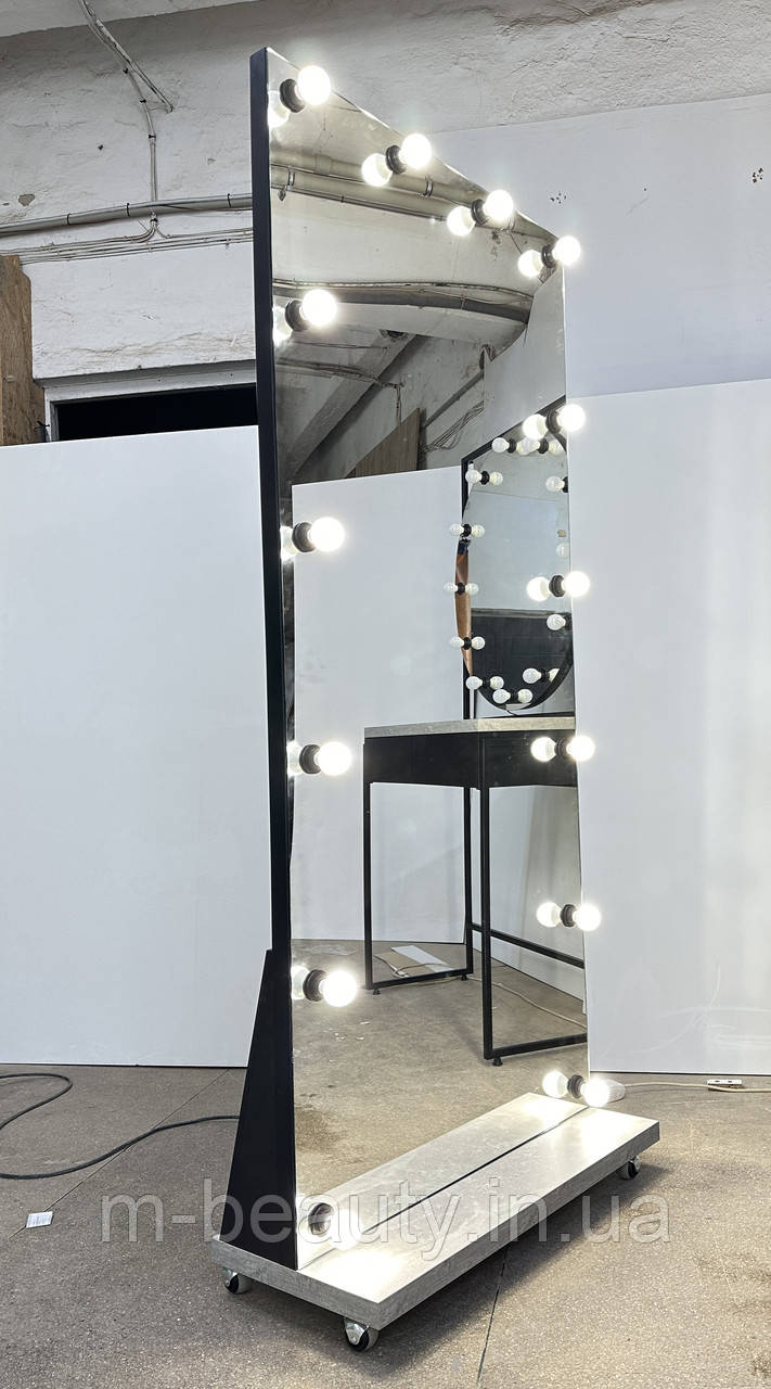 Підлогове дзеркало з підсвічуванням на повний зріст для салону краси MR#ДЗ-08, фото 1