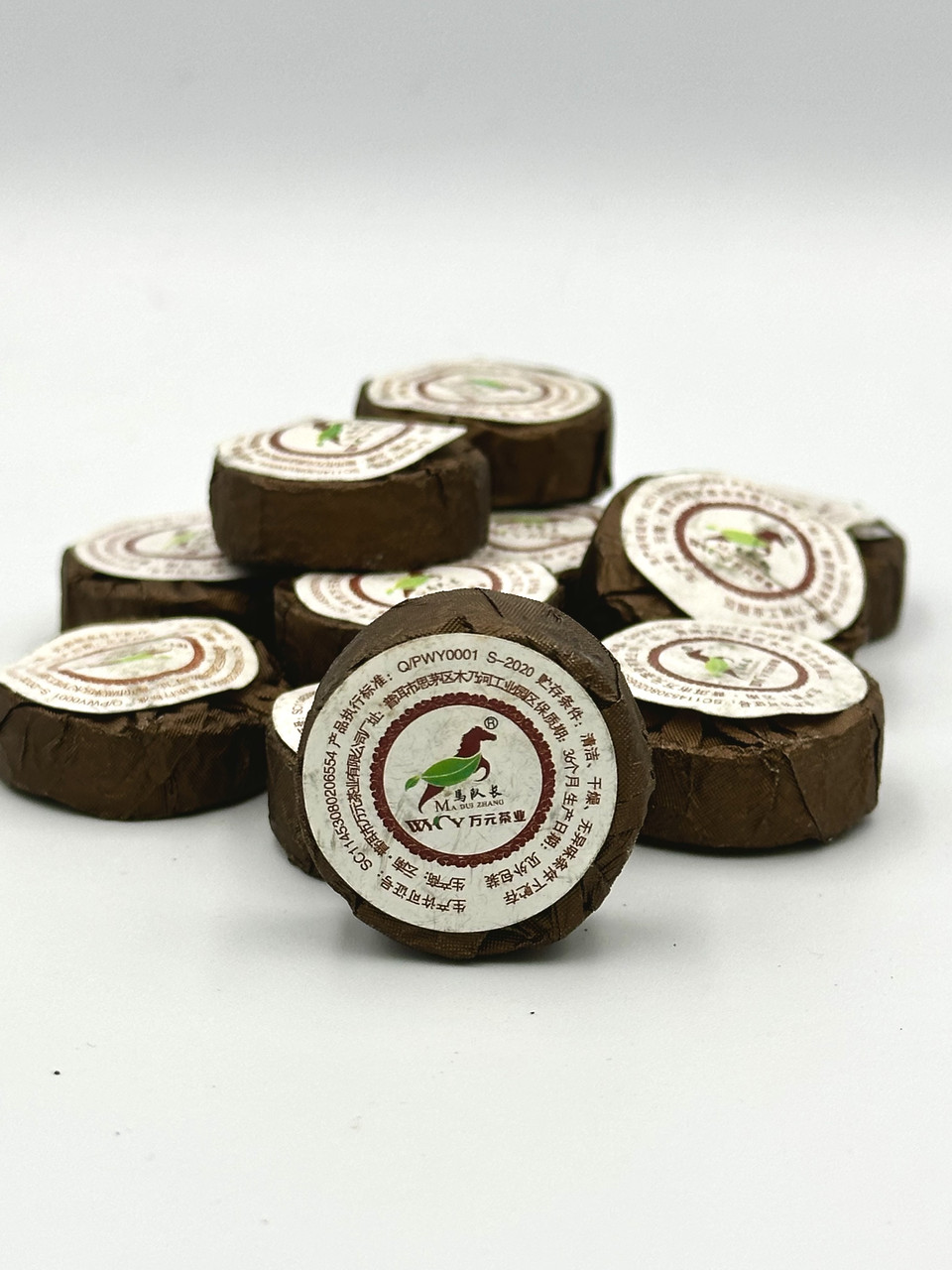 Чорний Чай Пуер - пресований з кавою | Шу Пуер з кавою, фото 1