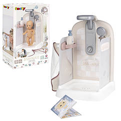 Lгровий набiр Smoby Baby Nurse Doll Shower Душова кабiна з подачею води та аксесуарами 220382