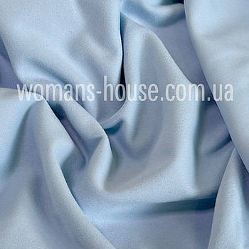 Трикотаж Кардашян стрейч 150 см двостороння 270 г/м2 Туреччина Рулон від 35 м Блакитний