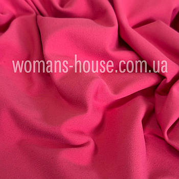 Трикотаж Кардашян стрейч 150 см двостороння 270 г/м2 Туреччина Рулон від 35 м Малиновий