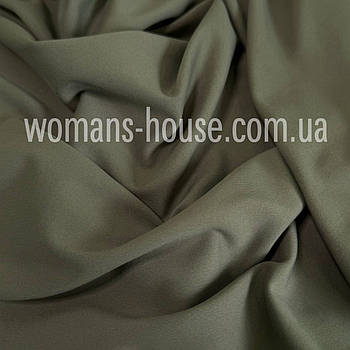 Трикотаж Кардашян стрейч 150 см двостороння 270 г/м2 Туреччина Рулон від 35 м Хакі