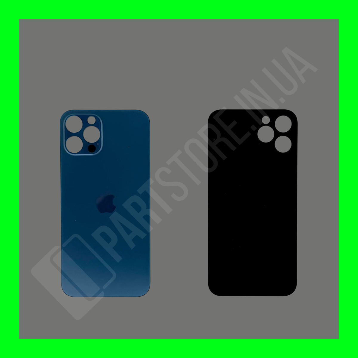 Кришка iPhone 12 Pro Pacific Blue (великий отвір) оригінальні комплектуючі